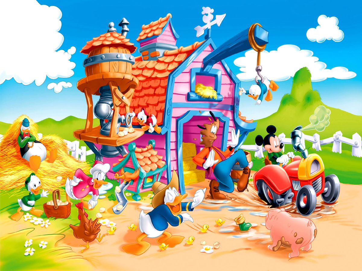 Disney Mickey Mouse House Wallpaper